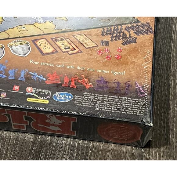 NEW Risk Europe: The Enhanced Game of Medieval Conquest New Sealed 2019 Hasbro - Picture 6 of 7